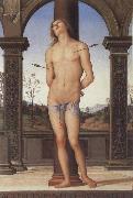 Pietro Perugino St Sebastian oil painting artist